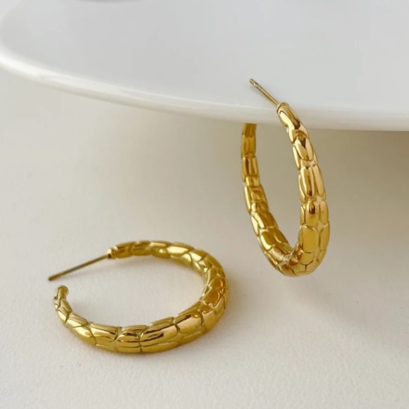 Jewelry - Snail round earrings